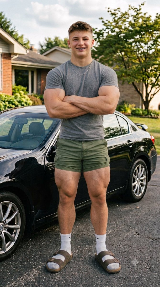 92mighty92's tweet photo. Big guy in a small car! #MightyAICandy #CompactCar #AIMen #CarFlex #BigMuscles #TallMuscle #BigGuySmallCar #Giant https://t.co/dBGOOnLMUP