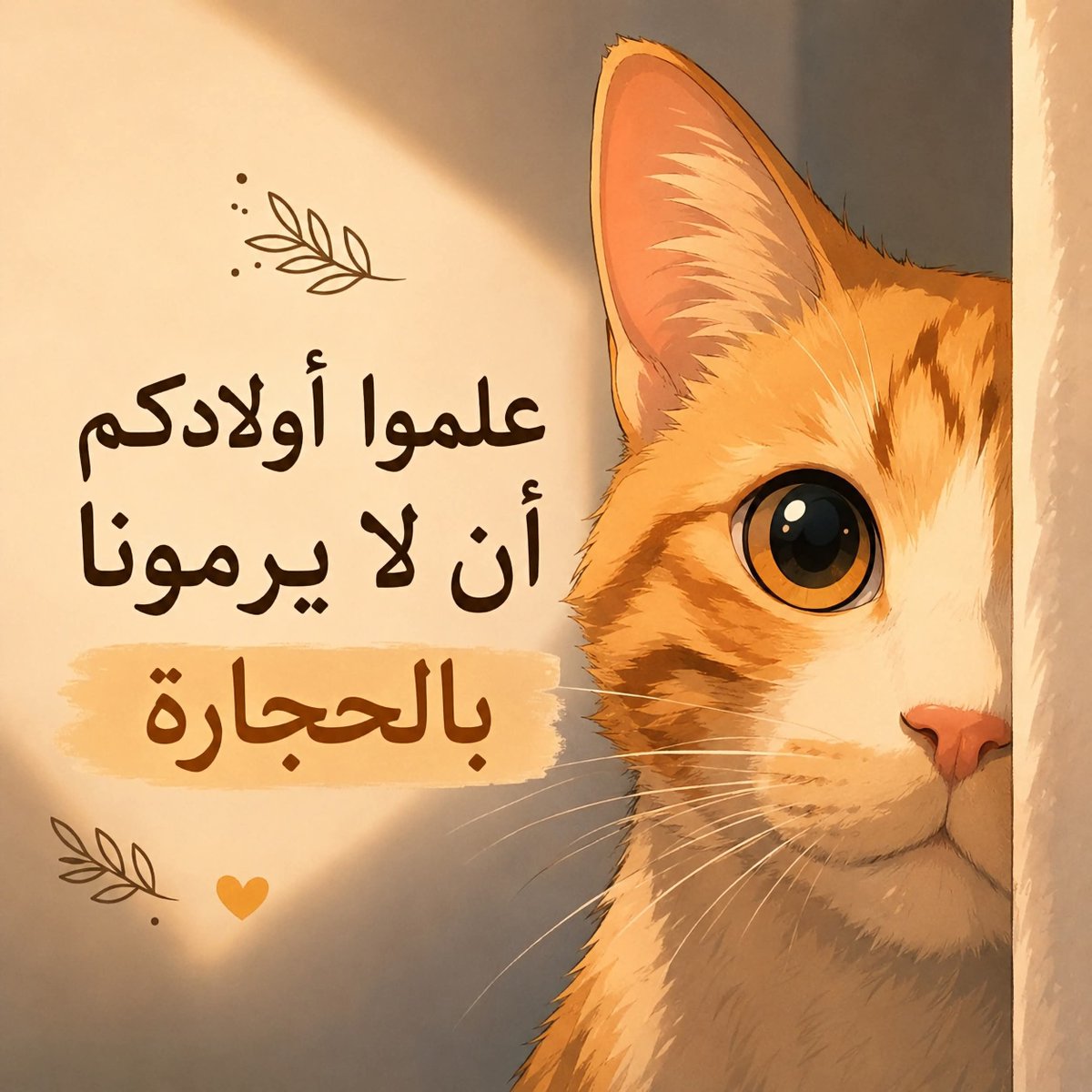 aad_fs's tweet photo. #الرفق_الحيوان
#قطط_الشارع
🐱🪨 علّموا أولادكم الرحمة قبل أي شيء…🐾 
القطة التي ترمونها بالحجارة لا تفهم لماذا تؤذونها، ولا تستطيع أن تدافع عن نفسها.
هي فقط تبحث عن مكان آمن، وقليل من الطعام، وقلبٍ رحيم. 
علّموا أبناءكم أن القوة ليست في إيذاء الأضعف، بل في حمايته.
فكلمة طيبة، أو وعاء ماء، أو قطعة طعام… قد تكون بالنسبة لحيوان صغير أجمل شيء حدث له في يومه. 🐾
ازرعوا الرحمة في قلوب أطفالكم، فغدًا سيكبرون بها.