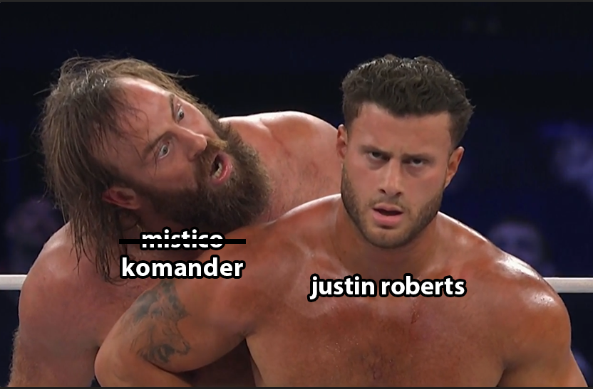 HelloKansas's tweet photo. #AEWAllIn #AEW @JustinRoberts https://t.co/6aXGLa8Qs2