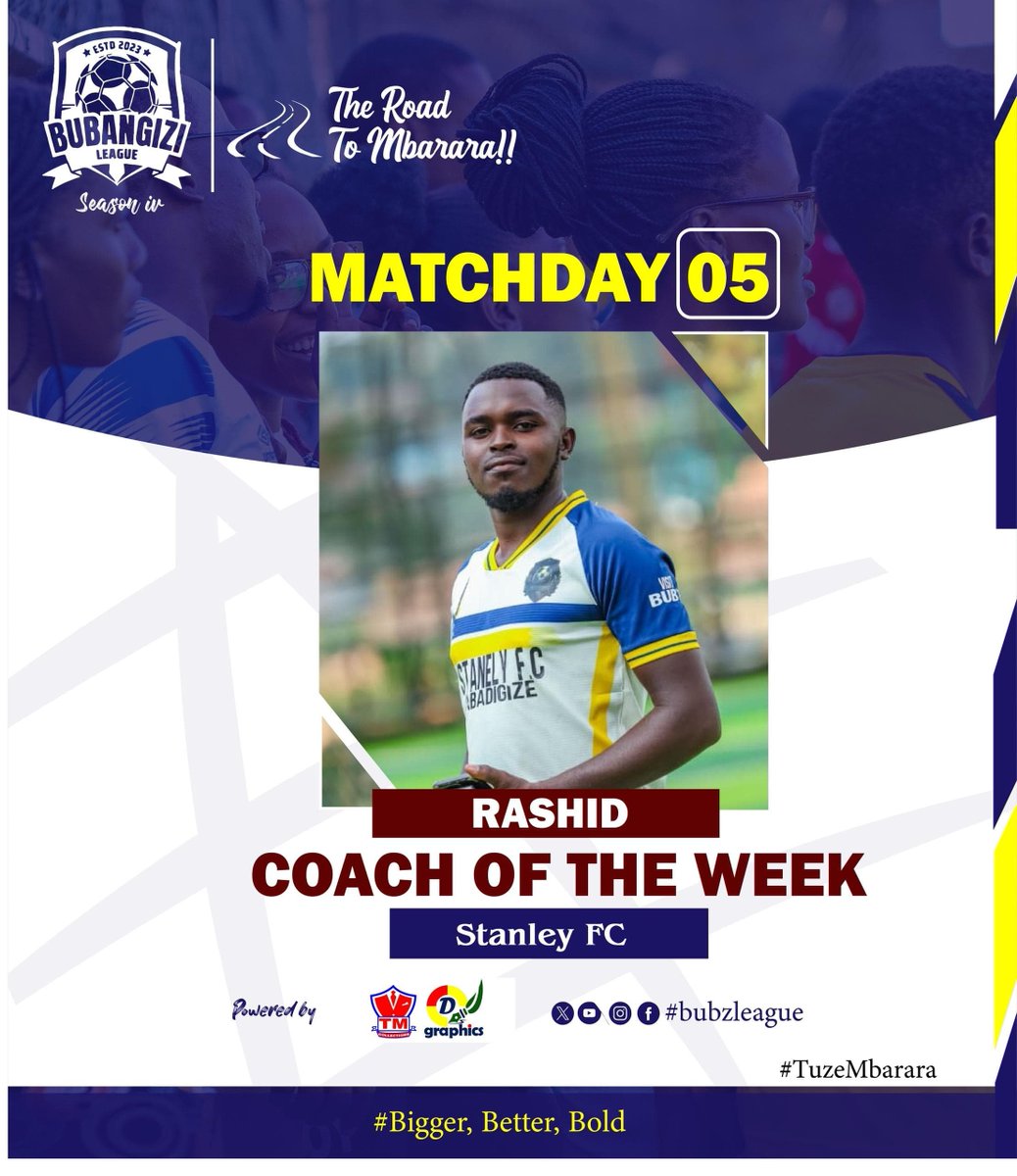 BubzLeague's tweet photo. Coach of the week #BubzLeagueSnIV #TheRoadToMbarara https://t.co/WxAjClyi5z