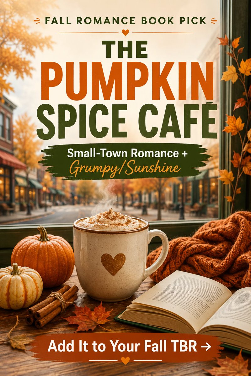 SmartDailyFinds's tweet photo. 🍂 If fall had a romance book, this might be it.

The Pumpkin Spice Café by Laurie Gilmore has small-town charm, pumpkin-spice season &amp; grumpy/sunshine romance. ☕📚

#ad Want to check it out? 🍂
👉 https://t.co/xSUm3Lsuhy https://t.co/x7rfJnmhJT