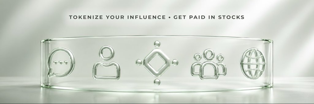 hebizer0x's tweet photo. Most KOLs still treat attention like it’s free, It isn’t.

@socio_family lets you tokenize that influence into creator shares, pair it with real tokenized stocks like $AAPL or $NVDA, and open a private room people actually have to buy into.

The product is simple on purpose, fans buy creator shares, that unlocks the private group.

You earn 1% on every trade, No staking, No governance theater, Holding the shares is the access pass, Login with X and the wallet is created for you.

This is why it hits different from regular SocialFi, The token isn’t floating on vibes. It’s anchored to tokenized Apple or NVIDIA, Price starts on a bonding curve.
If the community grows, it graduates to Uniswap, early supporters also get their entry threshold frozen.

So the loop is clean.
Creators get paid when the community trades, Fans get exclusive access they can actually prove, The market prices the demand in the open, That’s a community economy, not another empty social token.

@socio_family $SOCIO #SOCIO #CASHCAT #GG #AI #PONS