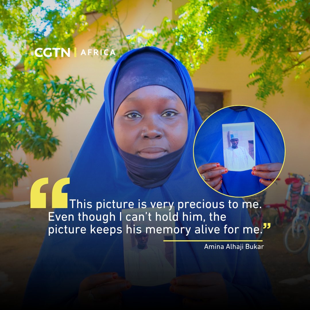 cgtnafrica's tweet photo. Nigerian families cling on to mementos as disappeared kin remain missing

As the world marks the International Day of the Victims of Enforced Disappearances, families in Maiduguri, Nigeria, continue to live with the pain and uncertainty of loved ones who have gone missing. Mementos such as photographs, pieces of clothing and other treasured personal items have become lasting connections to their kin, whom they have not seen for years. Through these objects and the memories attached to them, the families share stories of love, loss and hope as they continue to search for their missing loved ones. #ThroughTheLens