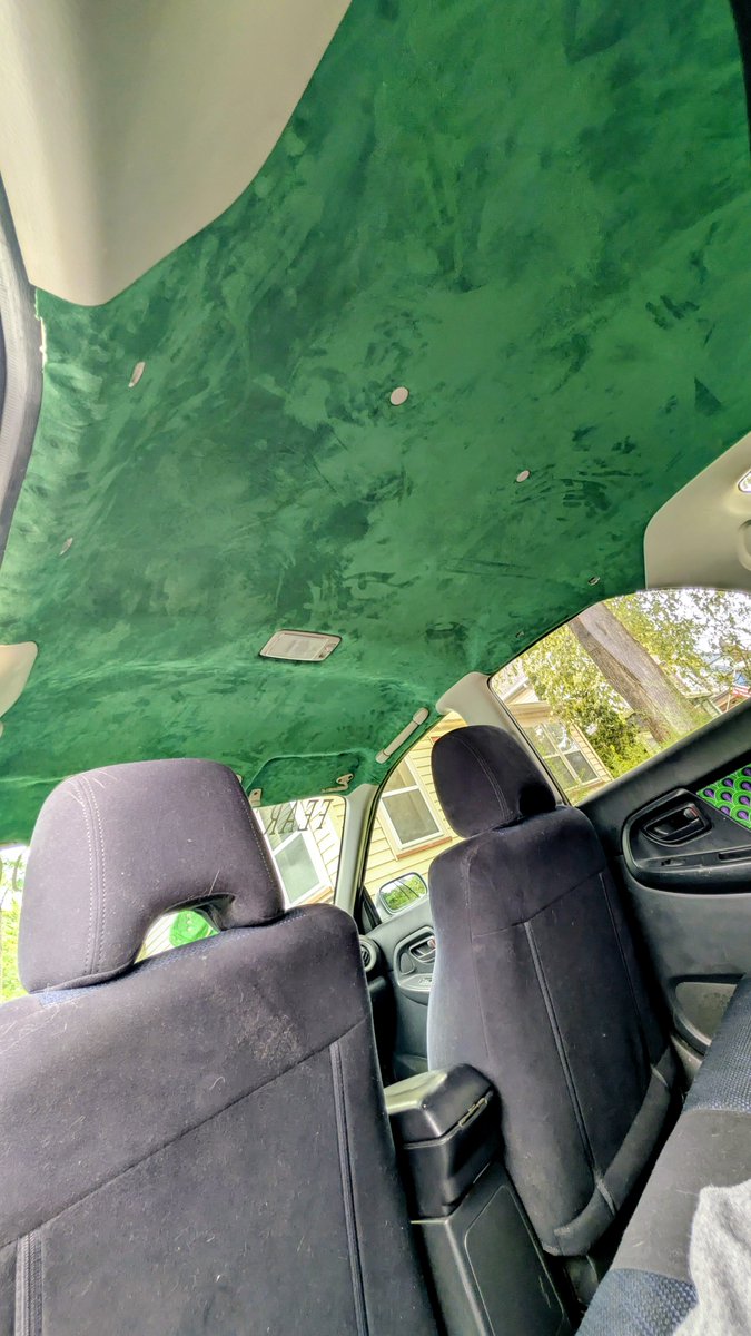 littlenutsac_'s tweet photo. I just finished reupholstering the WRX headliner and it was honestly a lot of fun! https://t.co/0eE5vJM9YS