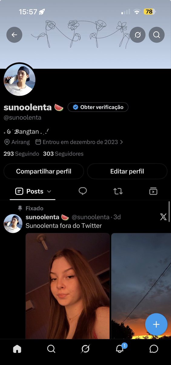 sunoolenta's tweet photo. Você seria meu amigo(a) ?

- perfil
- tela de bloqueio
- última música que ouviu
- primeira foto do pinterest https://t.co/yptVPyUV7A