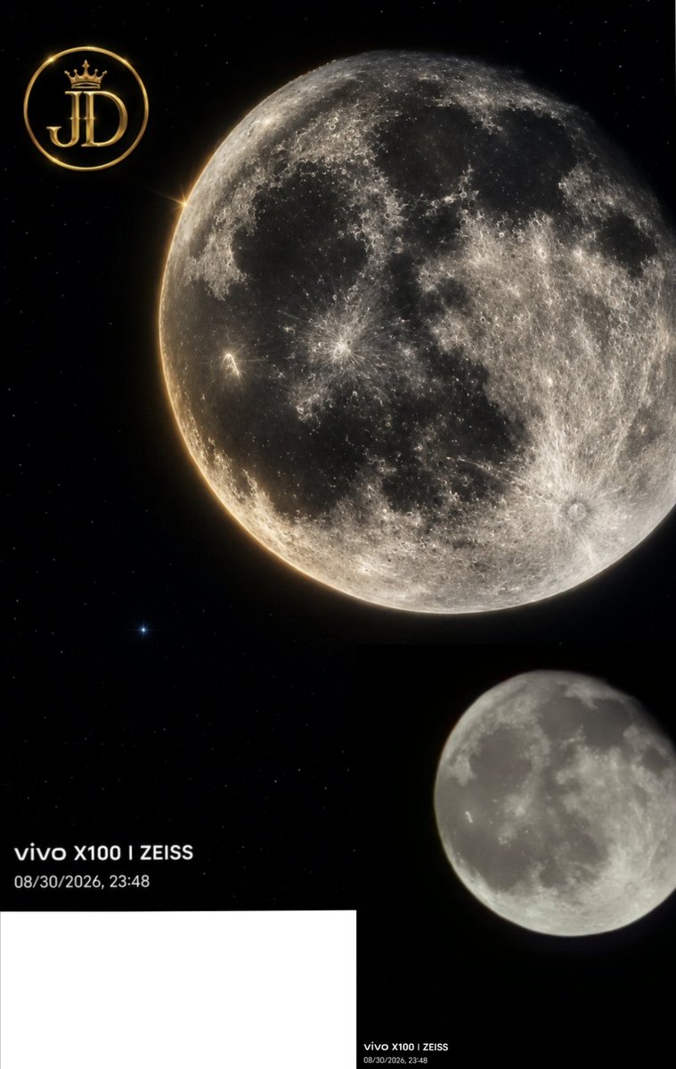 JDAnnapvcb's tweet photo. #Moon #Moonlight #MoonLover #MoonPhotography #MoonShot #MoonMagic #MoonVibes #MoonGazing #FullMoon #NightSky #Lunar #LunarBeauty #LunarPhotography #Celestial #CelestialBeauty #Cosmic #CosmicVibes #Astronomy #Astrophotography #NightPhotography #SkyPhotography #SpaceLover #Universe #GalaxyVibes #Stargazing #MysticalMoon #MoonGlow #MoonDreams #vivoX100  #JDPhotography