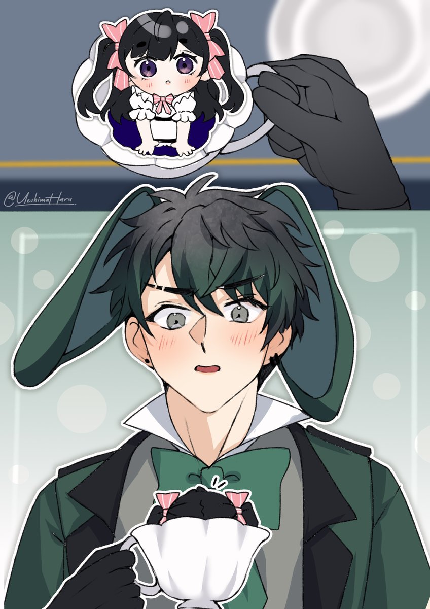 UeshimaHaru's tweet photo. ⋆𐙚₊˚ ɛǟȶ ʍɛ!, ɖʀɨռӄ ʍɛ! ˚⊹♡
Ayumyum in wonderland pt.2
featuring Alan as march hare. sponsored by my delulu-//oe
#ayumi_tkdb #AlaMi #tkdbyume https://t.co/72Uz6rhvML