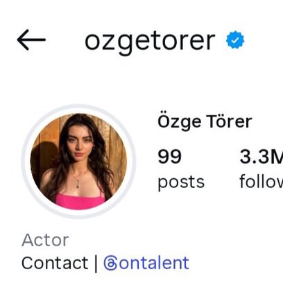 drewozgeeeeee's tweet photo. #ÖzgeTörer she changed her ig pic https://t.co/5ER6ZagOgi
