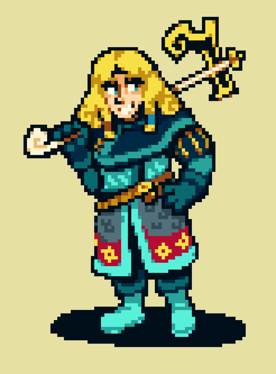its_sunsett's tweet photo. the noble axewoman
#pixelart #originalcharacter #characterdesignㅤ https://t.co/Ytf8P6i2eU