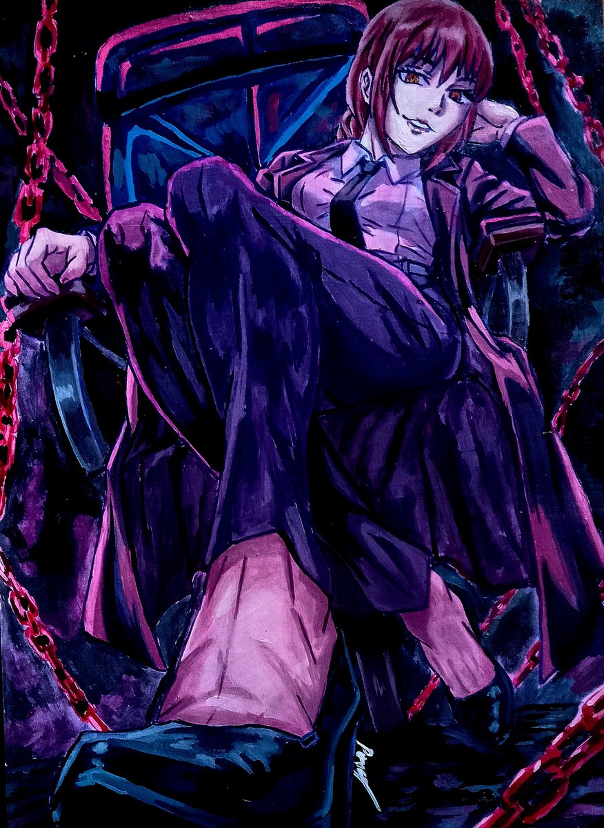 Devil_Santi007's tweet photo. Miss Makima, you are my owner 🗣.
#Chainsawman #Fanart #Makima #devilsanti007 https://t.co/qGvWV4eo3S