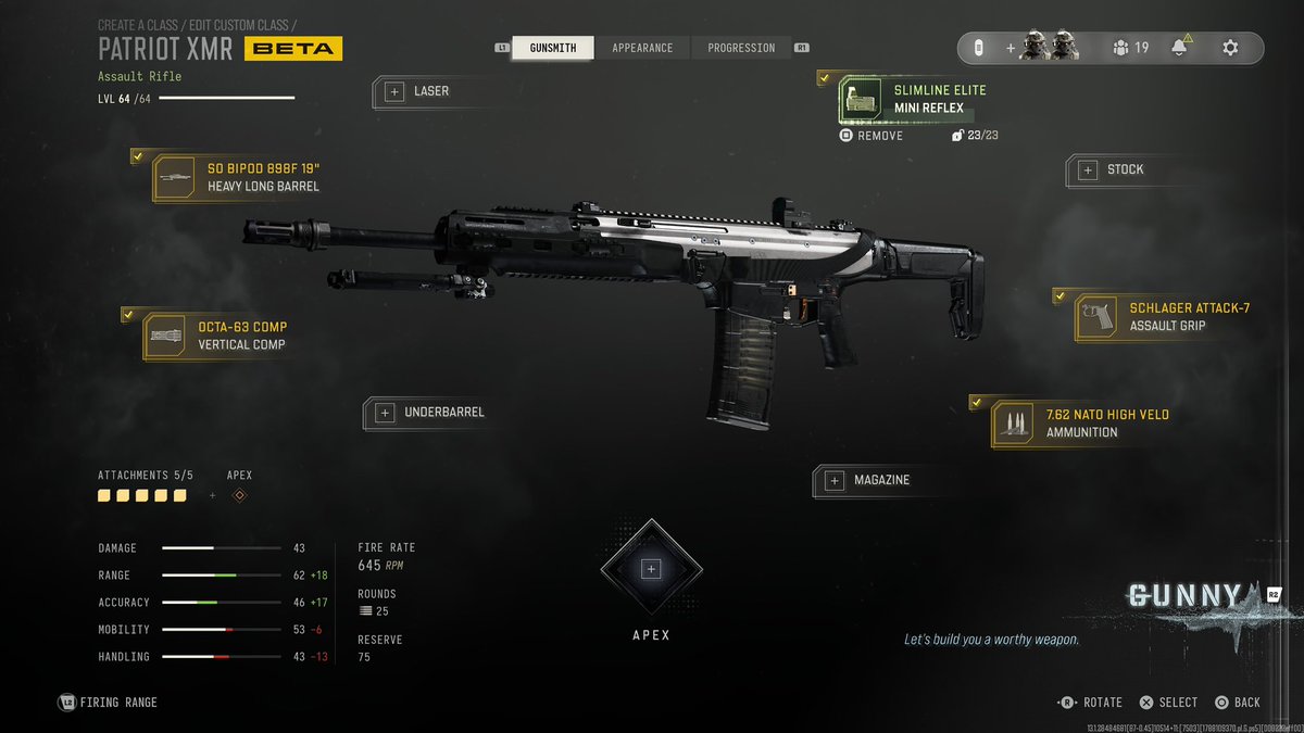 fuktrev's tweet photo. For my MCW Modern Warfare III players. This is the best Patriot XMR class. If you have a Dualsense edge these are my settings. Follow for more post like this! https://t.co/31LO5eqgnK