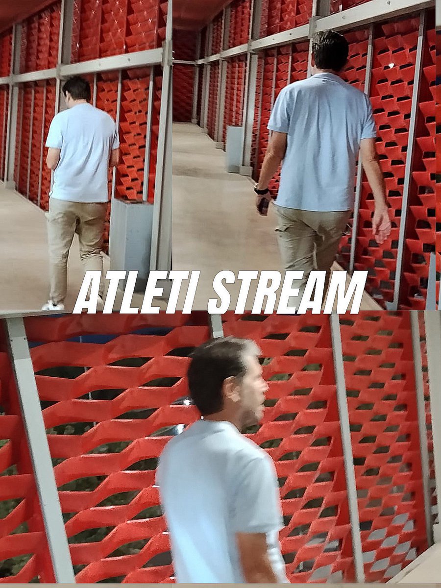 AtletiStream's tweet photo. 👀📲 Mateu Alemany no suelta el teléfono. https://t.co/GZWc4tS59Z
