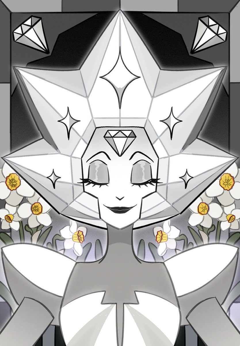 aiyu_berry's tweet photo. Diamonds 🤍💛💙🩷💎
#StevenUniverse https://t.co/itPZlq6z7r