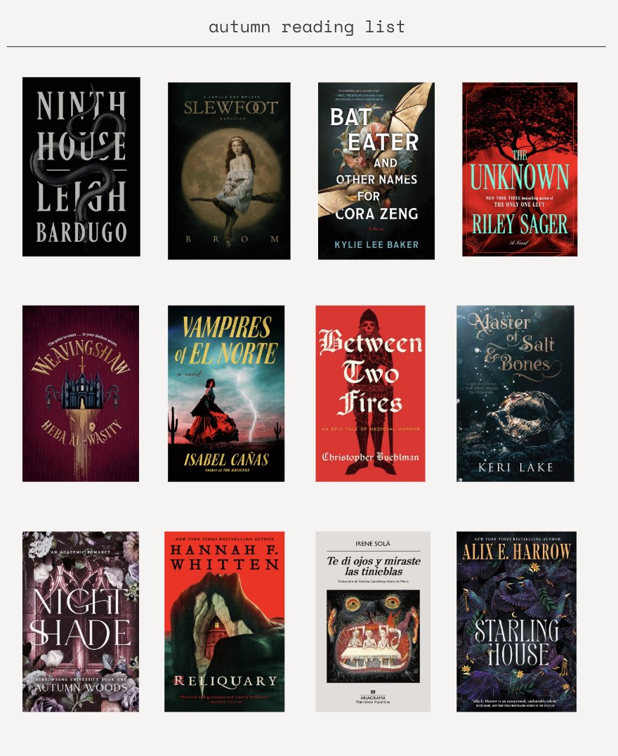 damselhearts's tweet photo. as the autumn season approaches so does my excitement for the books that I'll be reading, so here's a short list of the chosen books for my favorite reading season https://t.co/2mnchc4VkZ