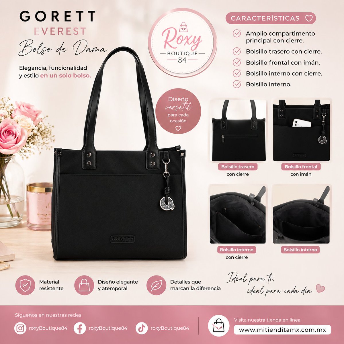 roxyBoutique84's tweet photo. Bolso De Dama Tote #gorett Everest
Detalles aquí 👉 https://t.co/tQRXffLQ0p
Visita 👉 https://t.co/Y6Q29vb7Az
Aceptamos 💳
#bolsosdedama👜 #bolsosgorett #bosbolsos #mitienditamx #roxyboutique84 #otoño #otoñoinvierno https://t.co/mKfDZ54QBs