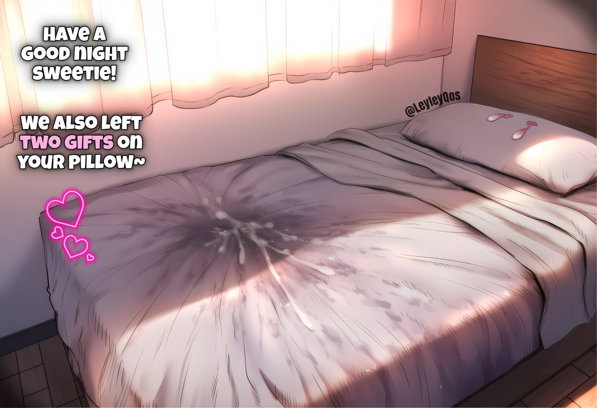 LeyleyQoS's tweet photo. Your bed is still 𝐰𝐚𝐫𝐦 from them.

They 𝐟𝐮𝐜𝐤𝐞𝐝 on your bed, 𝐜𝐚𝐦𝐞 on your sheets, and still had time to leave 𝐬𝐨𝐮𝐯𝐞𝐧𝐢𝐫𝐬 on your pillow... ♠️

Sweet dreams, 𝐜𝐮𝐜𝐤𝐲~ 🩷

#blackedhentai #ntr #qos #bnwo https://t.co/PJX2TWHLJo