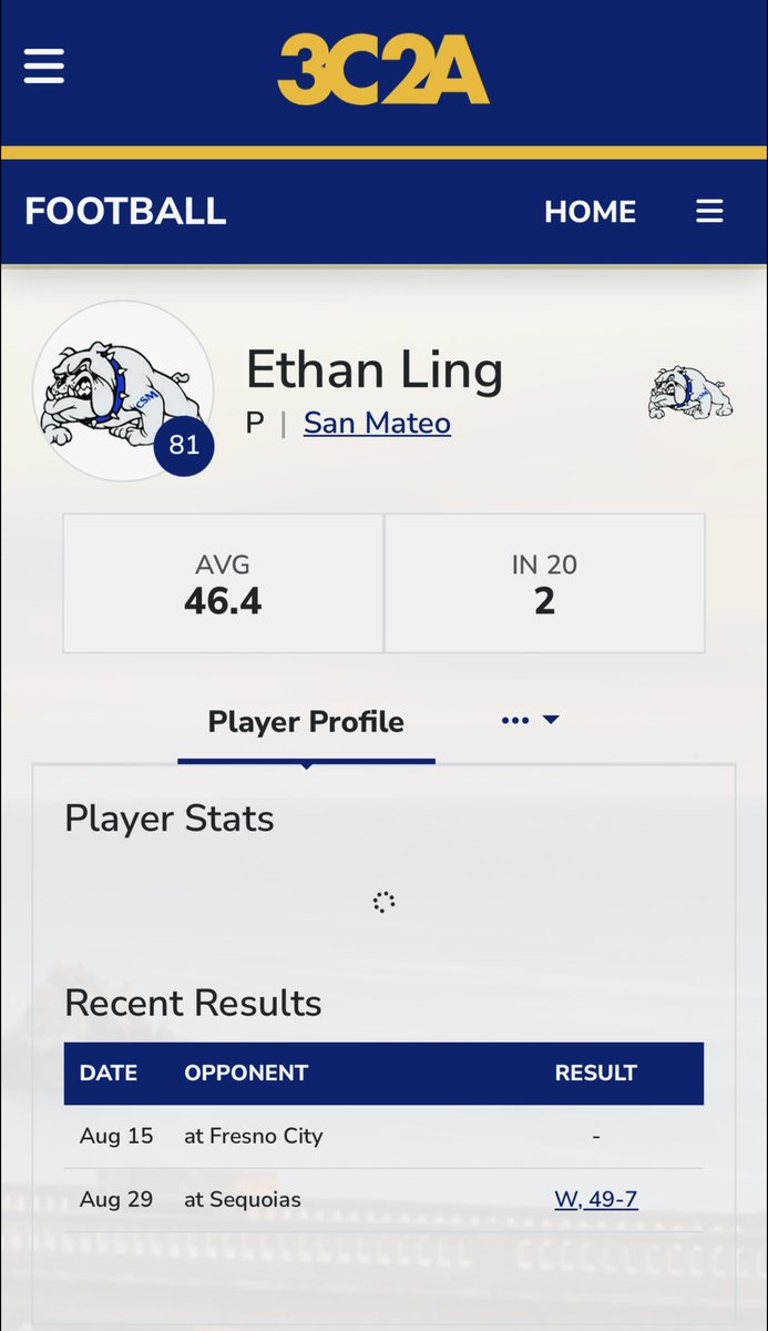 ethanling_19's tweet photo. After a great win against COS, my NET punt average for week 1 is 46.4 with 2 inside the 20. 
Some clips mainly aussi punting and some traditional. 
Game 1-
1-39NET 
2-54LOS returned, 25NET 
3- 43NET
4-38NET inside 25
5-68NET landed on 1 
6-62NET landed on 13 https://t.co/RV7ksqRGs1