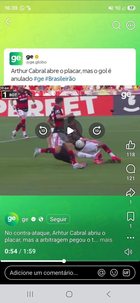 rickivalente's tweet photo. @ramon_R6_ @liberta___depre Pegou muito!!!! Vídeo q peguei no GE, câmera oposta https://t.co/T1Z1HSjwkO