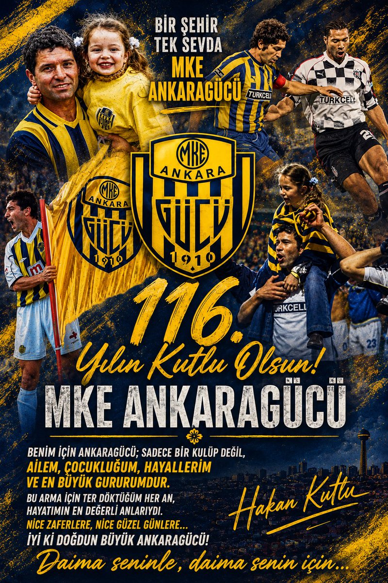 HakanKutlu's tweet photo. 116 YIL💛💙 https://t.co/t7LSvLU6AM