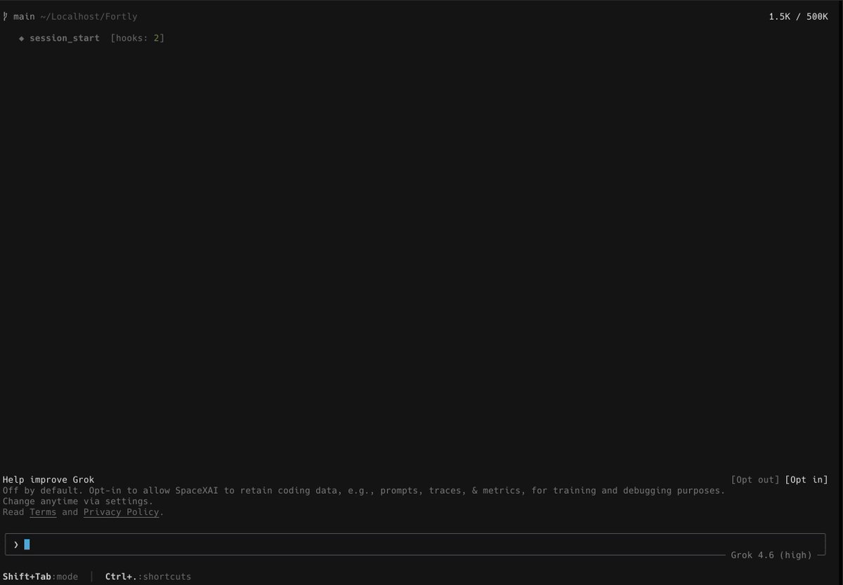 alisson_acioli's tweet photo. Assinei o SuperGrok para testar, vamos ver os limites e capacidade dele com o GrokBuild e GrokBot. #BuildInPublic #BolhaDev #saas #startup #connect https://t.co/Klr5DvLDFM