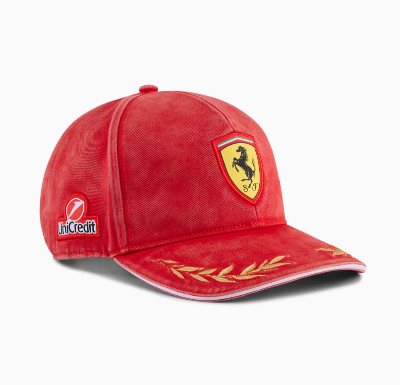 leclercsletters's tweet photo. the ferrari monza cap in detail!!!!

📷: puma https://t.co/T6iX8rPYeN