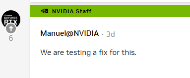 renan_maniero's tweet photo. A NVIDIA já está testando um fix para o problema de flickering que o driver 616.56 está causando em alguns monitores, nos testes que fiz ele ocorre mais em monitores no modo 8bpc, alterar para 10bpc ou ativar o ACM do Windows ele para. https://t.co/1RYjDNRD6e