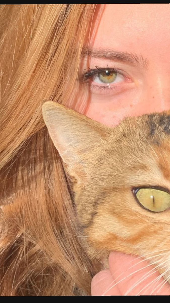 paglii_dewanii's tweet photo. Tell me in one second  at first glance who looks cuter me or my cat? https://t.co/HkYr8Axx4b