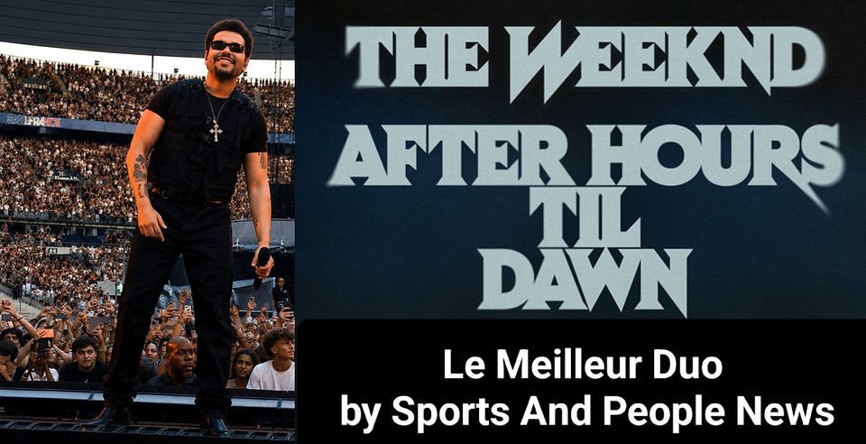 Myriam_Bensalah's tweet photo. The Weeknd - Le Meilleur Duo by Sports And People News
https://t.co/1EPAWZgAEc
Dans le cadre du "#AfterHoursTilDawnTour", #SportsAndPeopleNews lance le Concours "#TheWeeknd - #LeMeilleurDuo" !
Votez sur @NewsPeopleSport Et Élisez Le "@TheWeeknd - Le Meilleur Duo - #OutOfTime"! https://t.co/18jnacbLLl