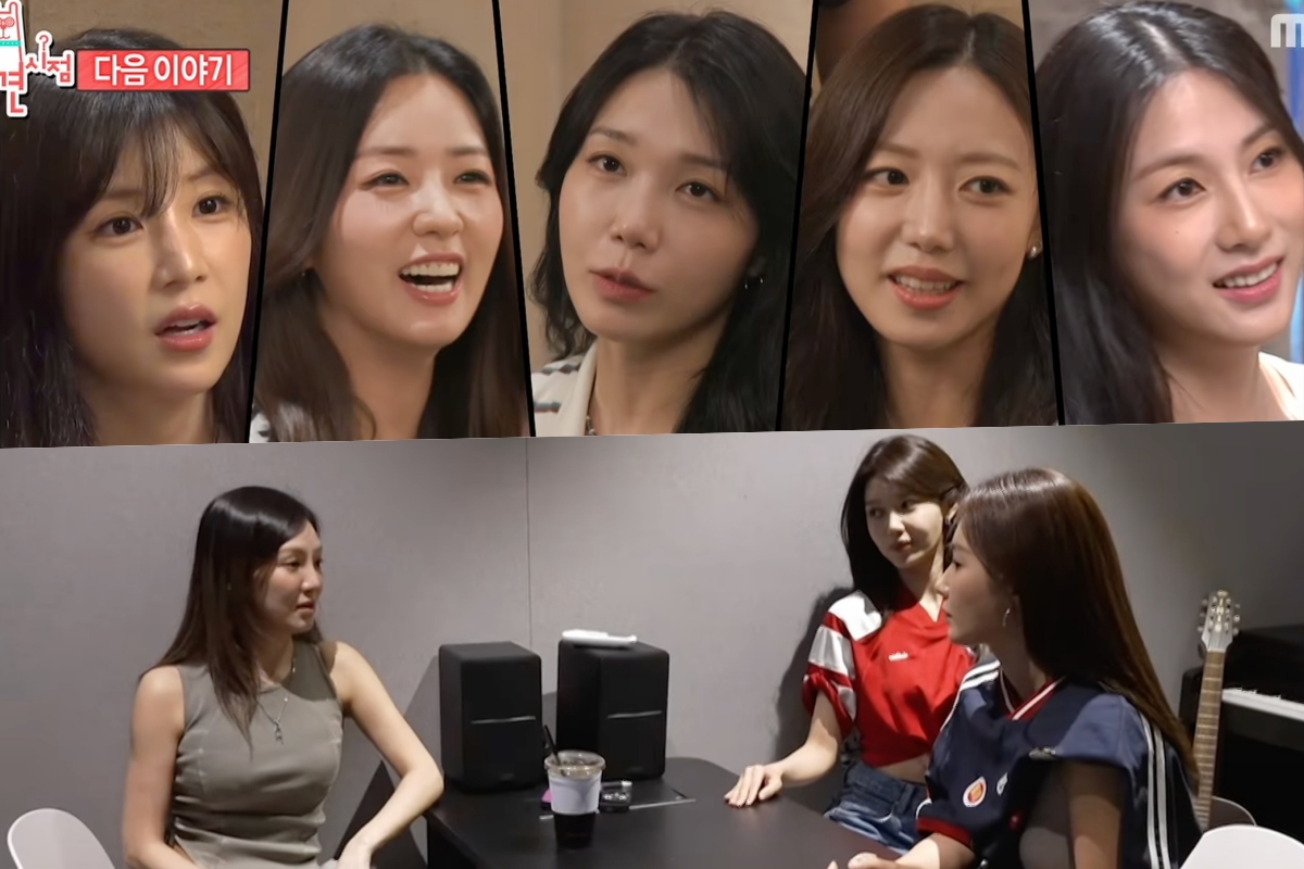 soompi's tweet photo. WATCH: #Apink's Jeong Eun Ji And #GirlsGeneration's Hyoyeon Hang Out With Their Bandmates In "The Manager" Preview
https://t.co/uarLBJ72NV https://t.co/hfg7RcLNWl