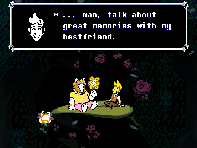 UT_Characters2's tweet photo. Today's #deltarune character of the day is FLOWERY! https://t.co/9rdR0xo4iB