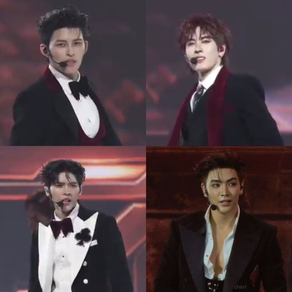 Singularluna's tweet photo. Like P’Joong didn't have the gc and didn't know that everyone was going to wear bow ties and ties🥺😂🤏🏻
Or maybe he wants to show off his hotness…
#PondPhuwinConcertD3 #จุงอาเชน #JoongArchen #JASPER https://t.co/HbgueoG30v