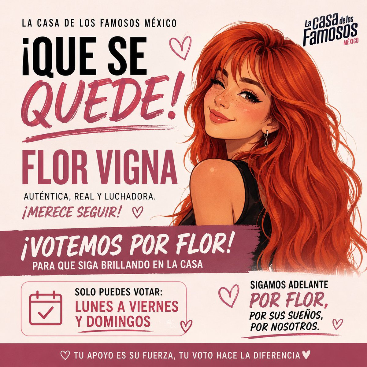newsgala_'s tweet photo. Desde las Curitas queremos unirnos al apoyo para Flor Vigna. 🙏🏻 Como dijo Gala, ¡vamos a apoyarla y darle nuestros votos! 🫶🏻

#galamontes #fyp #curitas #lcdlfmx #florvigna https://t.co/K6Cibp5Sds