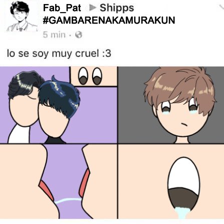 Fab_Patxd's tweet photo. Lo se soy muy cruel :3 

#Matsunaka 
#Hironaka 
#GoForItNakamura 
#GanbareNakamuraKun https://t.co/10QzrTHbBZ