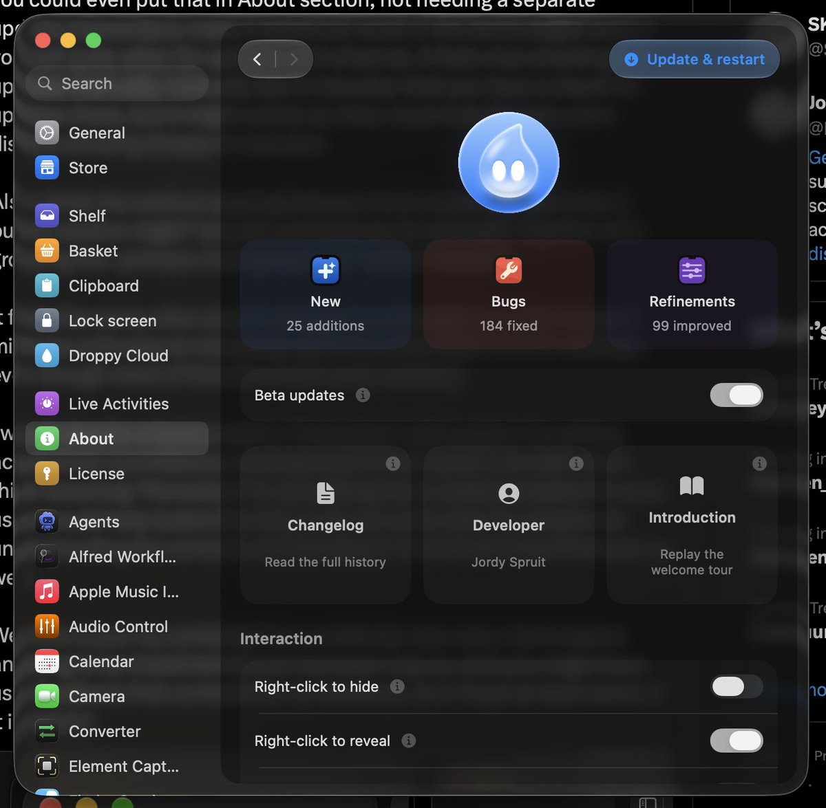Droppyformac's tweet photo. @SKLaterrr And stuff that's new/changed etc. is way easier to see as well. https://t.co/nyp1A3uF0z