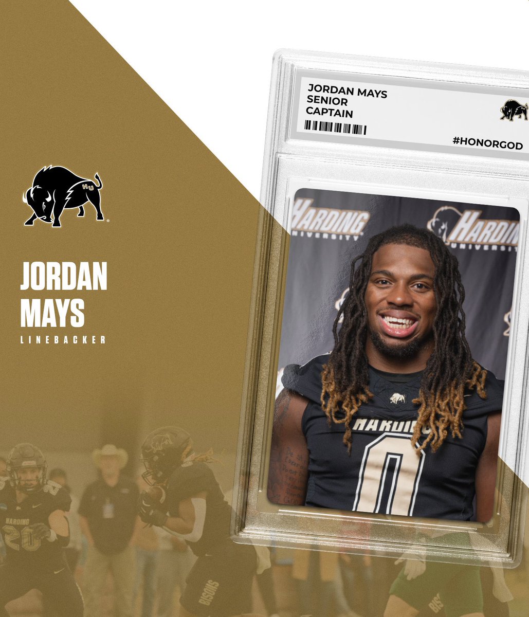 Harding_FB's tweet photo. Defense:
LB Jordan Mays
DL Justin Sobczak
FS Zac O’Day https://t.co/5eUsNzHpoZ