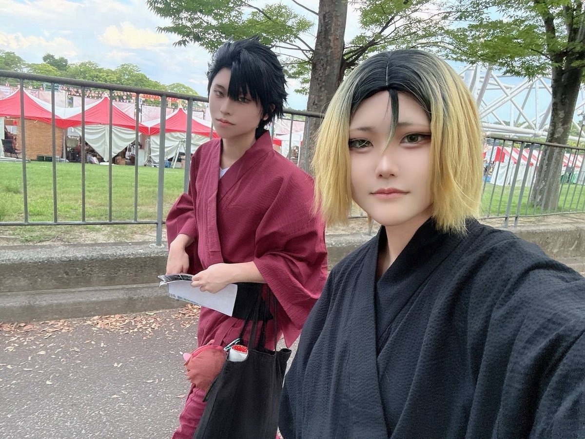 K_karium's tweet photo. 離脱〜

激めろクロといました
何年ぶりかの祭りでコスできてめちゃ楽しかった
またやります😁

#アコスタ万博夏まつり https://t.co/k4T2TeBmaP