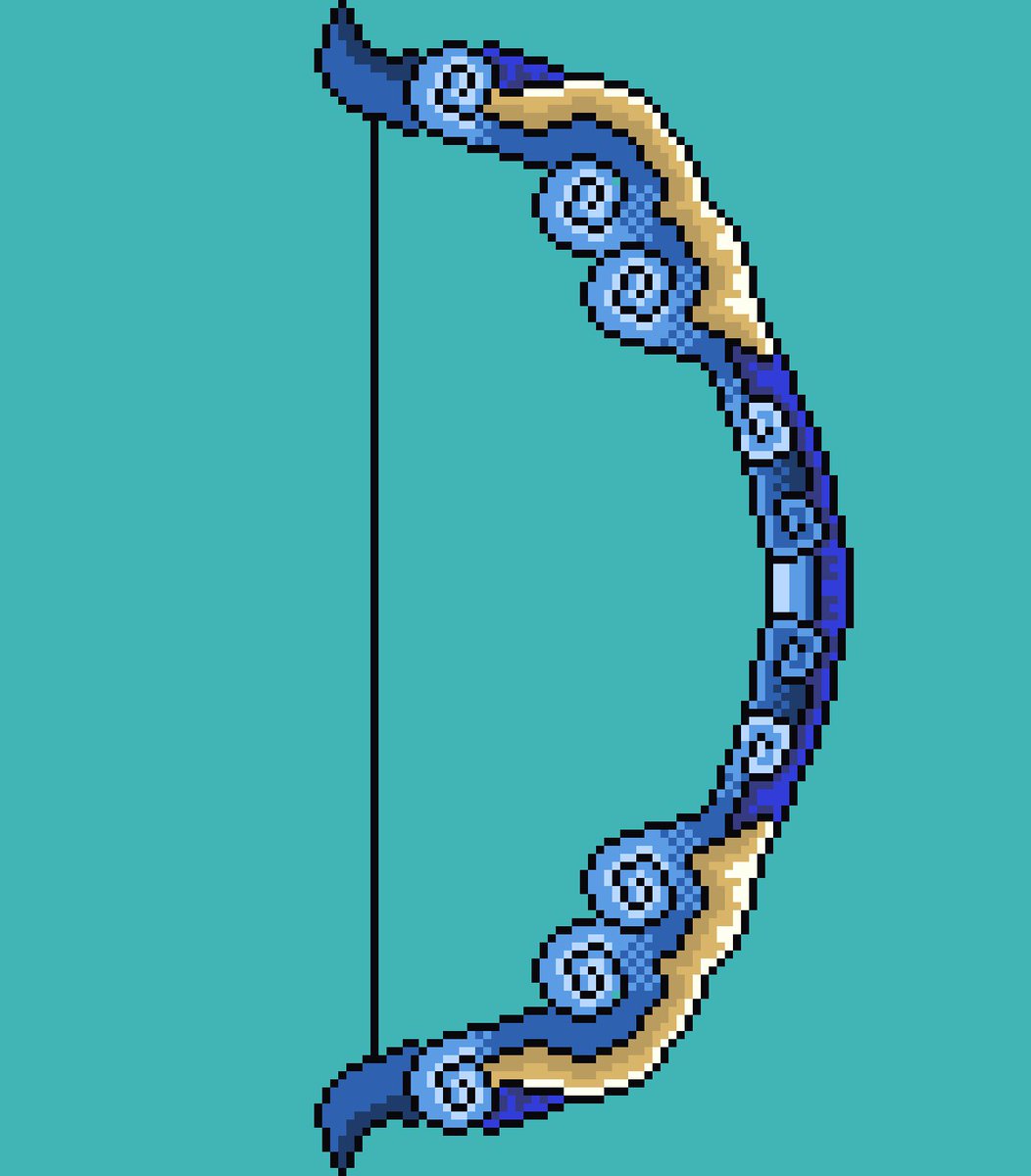 MoziahWolf2's tweet photo. Water weapon Set is finished 
#pixelartㅤㅤㅤ https://t.co/1bBuKCLJGq