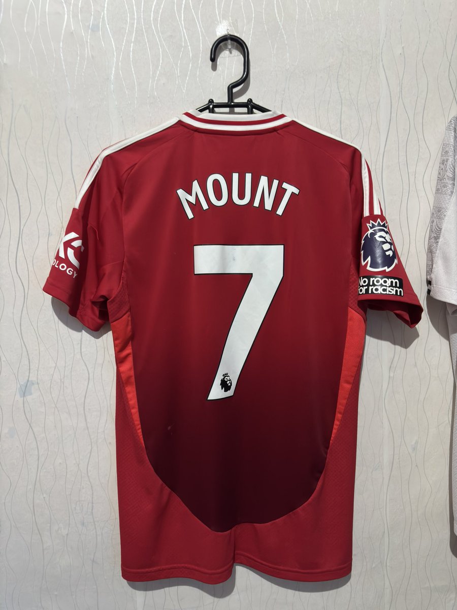 calivFA's tweet photo. for sale / man utd home 2024-2025 / all nameset and patches are original / 
size S / Mount/ 750k / 085772202140 @Jerseyforum #jersey4sale https://t.co/ZSwrGu2fRv