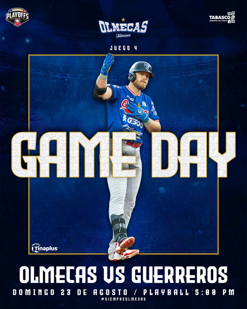OlmecasTabasco's tweet photo. 🔥 ¡HOY TOCA RESPONDER!
Un juego más para dejarlo todo. ¡VAMOS POR EL CUARTO! 🗿🔥

⏰ 5:00 pm

📺 TVT || TV UJAT

📻 XEVA 91.7 FM

💻 Claro Sport  || https://t.co/Rj591VjPoz || Caliente Live Streaming

Presentado por: #Tinaplus

#SiempreOlmecas https://t.co/ovW6J3njge