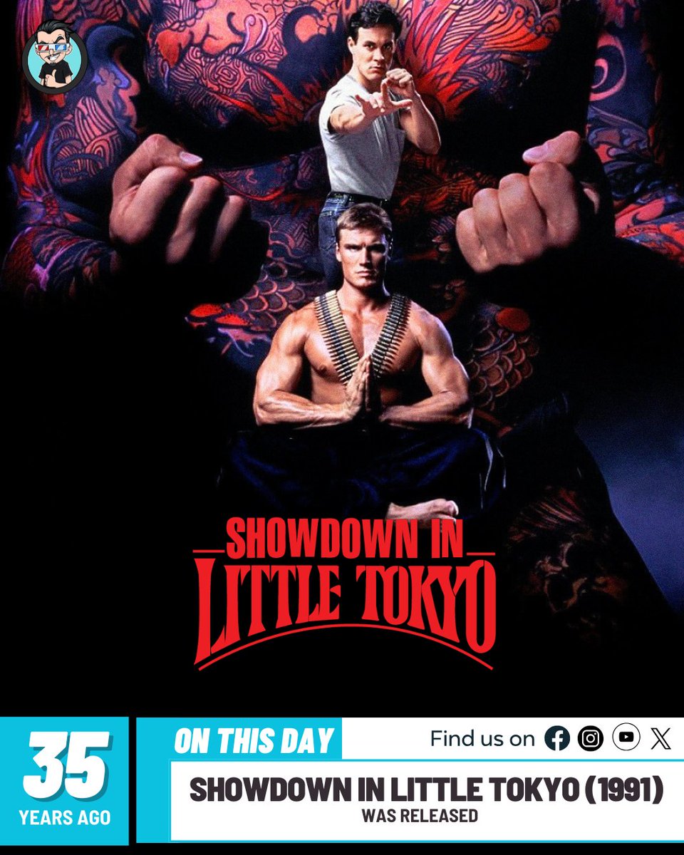 joblocom's tweet photo. Showdown in Little Tokyo (1991) was released 35 years ago! 🎥
#ShowdownInLittleTokyo #DolphLundgren #BrandonLee #90sAction https://t.co/E6jH3ByC3Q