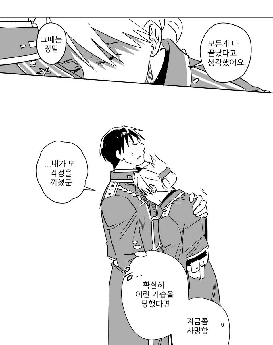 dragon0egg's tweet photo. 러스트전 이후 로이리자 https://t.co/j85NMqWgnf