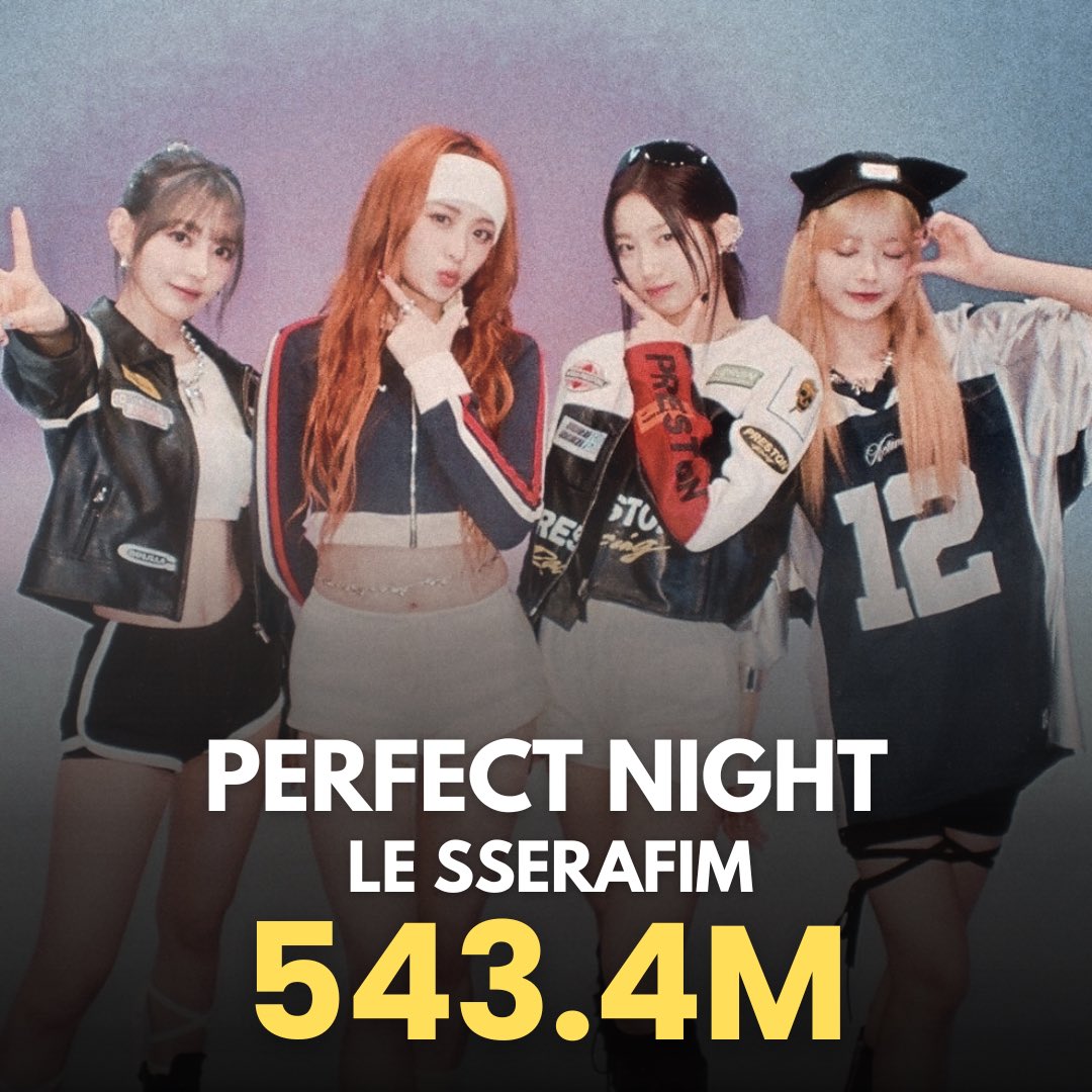 chaesmarts's tweet photo. le sserafim songs with over 500m streams on spotify: https://t.co/D09UWn0i3p