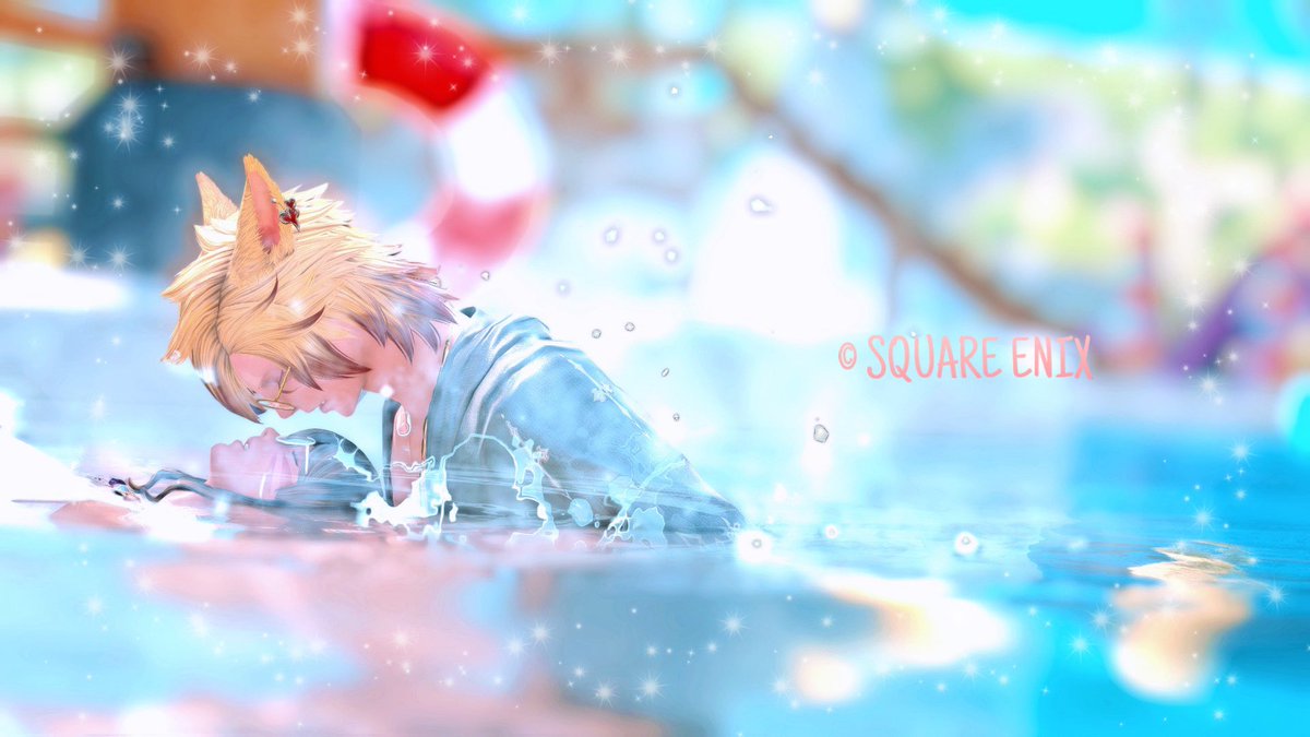 Beliasnnn's tweet photo. 今年も2人で夏なんですう🌴🥺

噂の浮かんで撮るSSやってみた♡ https://t.co/VNXCbzpgWg