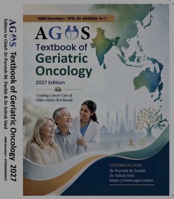 DraparnaMD's tweet photo. Happy to share that I have contributed a chapter on “Late Effects, Rehabilitation and Survivorship” to the AGOS Textbook of Geriatric Oncology – 2027 Edition. https://t.co/nkYhazNFAf