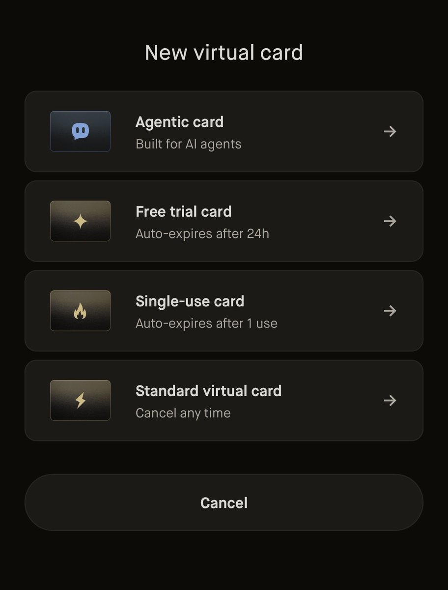 harpacrotes's tweet photo. @JimmyClearpills Robinhood Gold Card has Free trial virtual cards https://t.co/Cno6D5fO2U