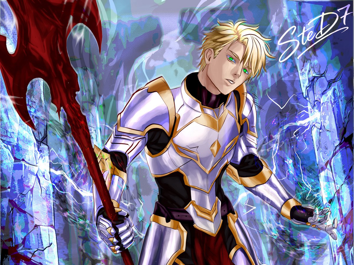 SteD7_'s tweet photo. Bairon Wykes Fanart
Thank you Thunderlord 
.
.
Finally finished this one.
Art by me — character by @turtleme93
.
.
.
#TheBeginningAfterTheEnd #TBATE #tbatefanart #novela #tbatenovel #fanart #webcomic #最強の王様 https://t.co/q1we3GgeXJ