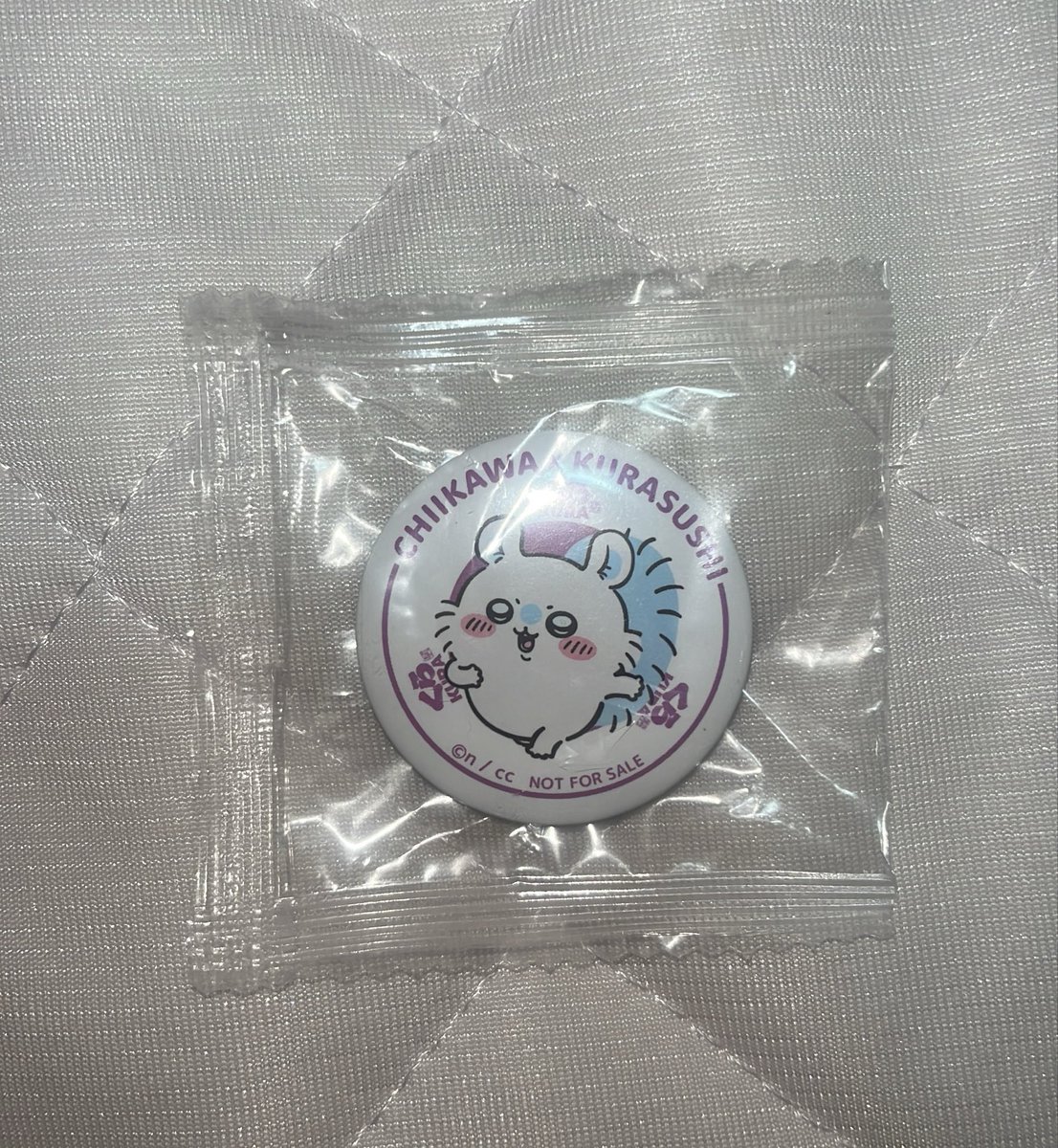 namaetya's tweet photo. 【交換or買取募集】

ちいかわ くら寿司 缶バッジ 
譲➞モモンガ
求➞ちいかわ

広島手渡し>京都･大阪手渡し>郵便
(郵便経験なし( ; ; ))

検索からもお気軽にお声掛けください🍀 https://t.co/kOQhySFXq9