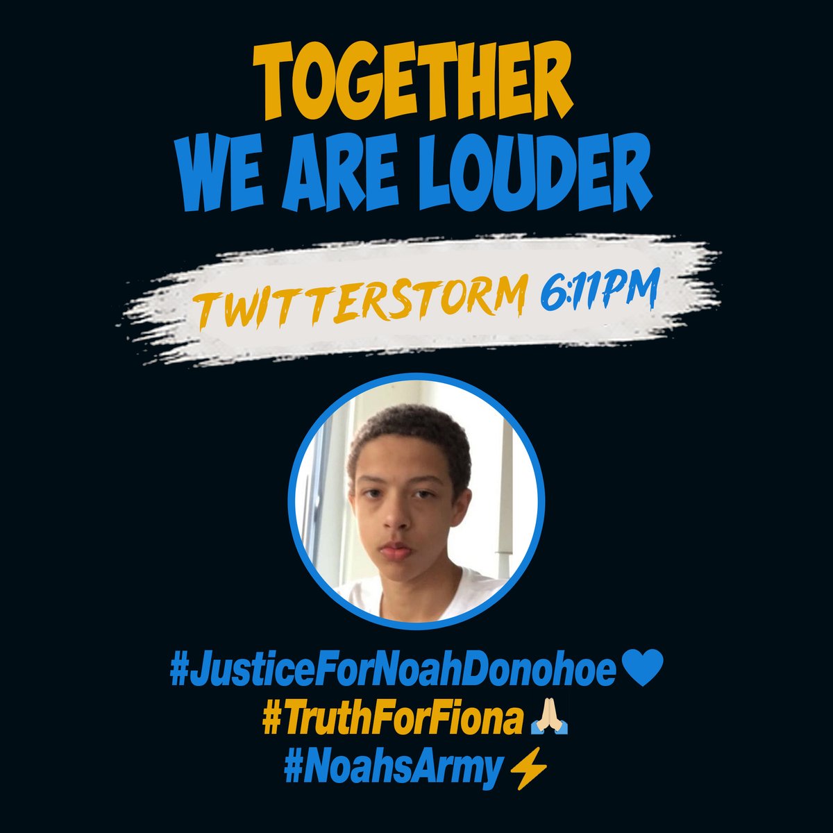 AmberJeden's tweet photo. #Week322
#JusticeForNoahDonohoe💙 ⠀
#TruthForFiona
#NoahsArmy⚡️ https://t.co/TY8tVTBk1z
