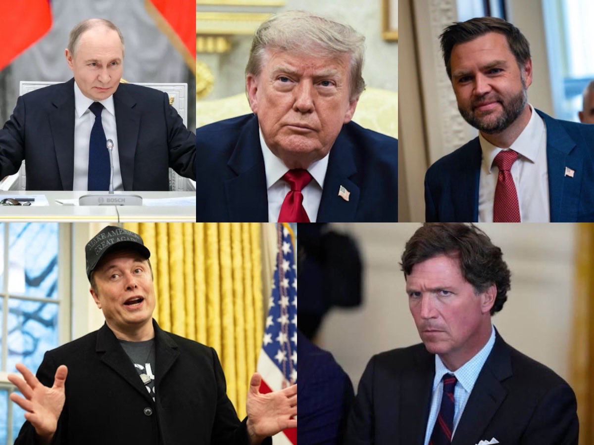 joni_askola's tweet photo. Anyone calling for wartime elections in Ukraine should remember who shares that goal: Putin, Trump, Vance, Tucker, and Musk. 

They do not have Ukraine’s best interests at heart, and playing into their narrative only serves their agenda https://t.co/weahET43AY