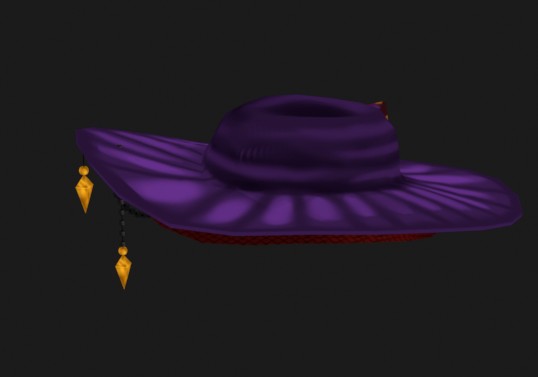 Cute3DStories's tweet photo. Purple Rose Hat UGC #roblox #blender #artmoots #vtuber #robloxfanart #xart https://t.co/D9S58wnMcy
